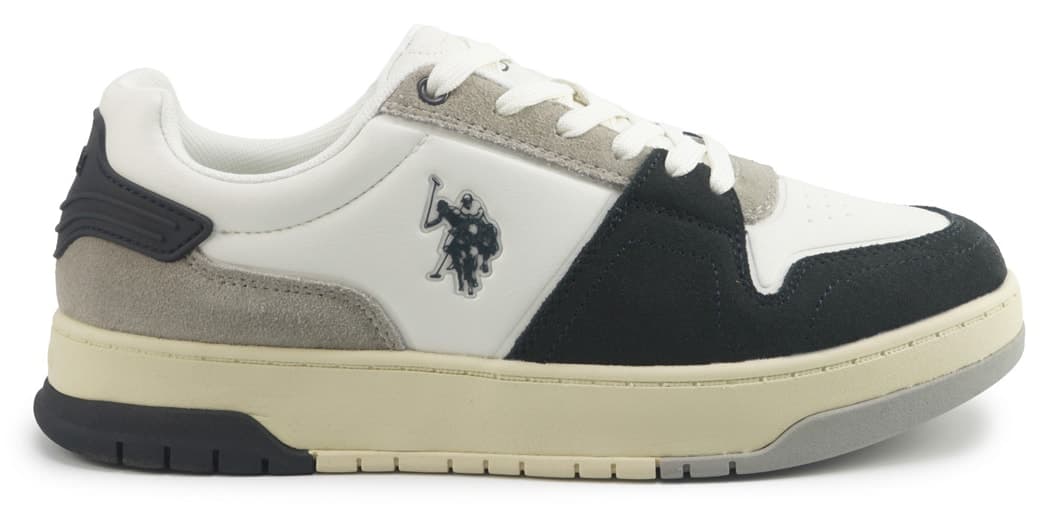 کفش اسنیکر مردانه U.S. Polo Assn. سفید مدل BENTE 5PR کفش اسنیکر مردانه U.S. Polo Assn. سفید مدل BENTE 5PR