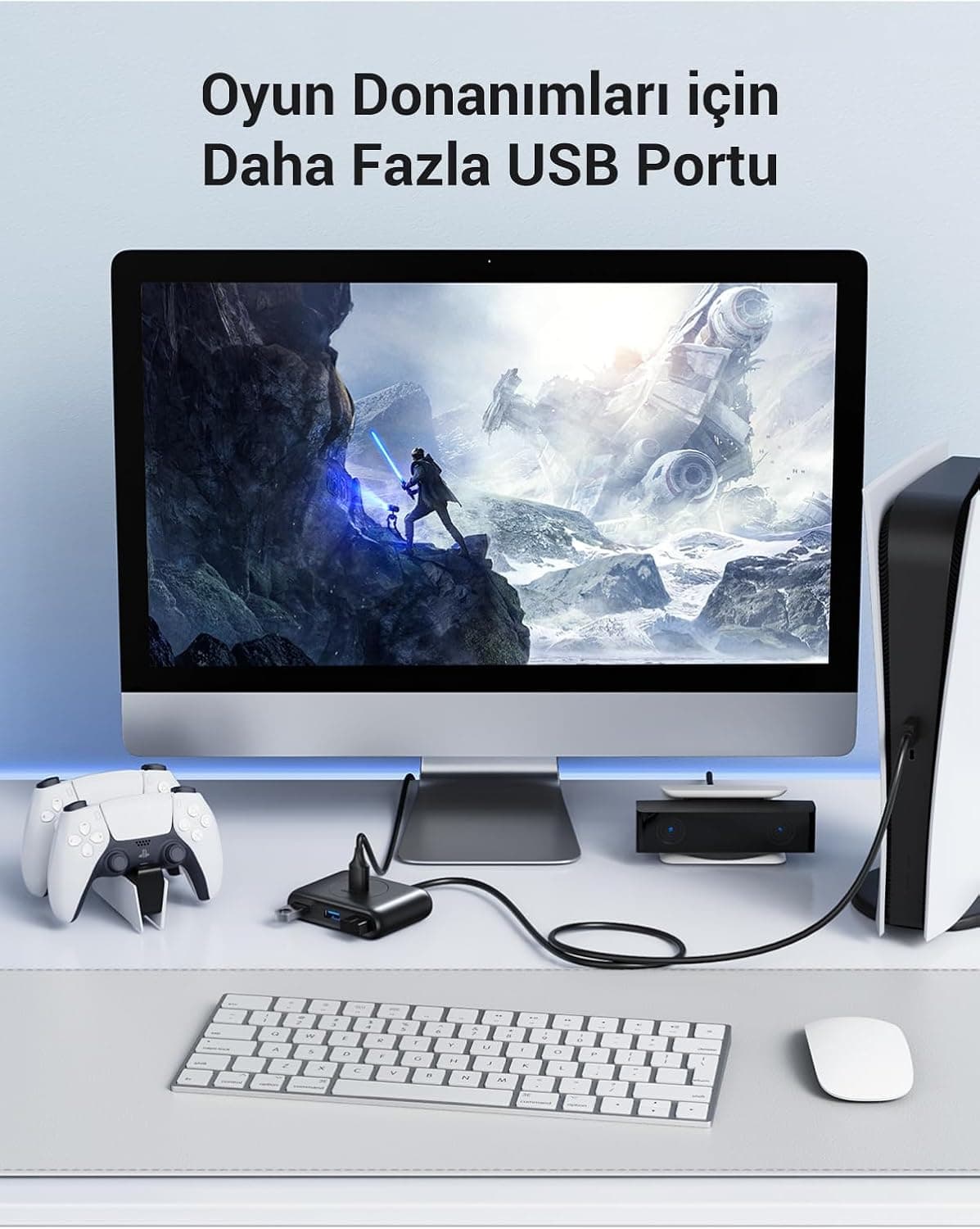 هاب 4 پورته USB 3.0 UGREEN مشکی 50 CM هاب 4 پورته USB 3.0 UGREEN مشکی 50 CM