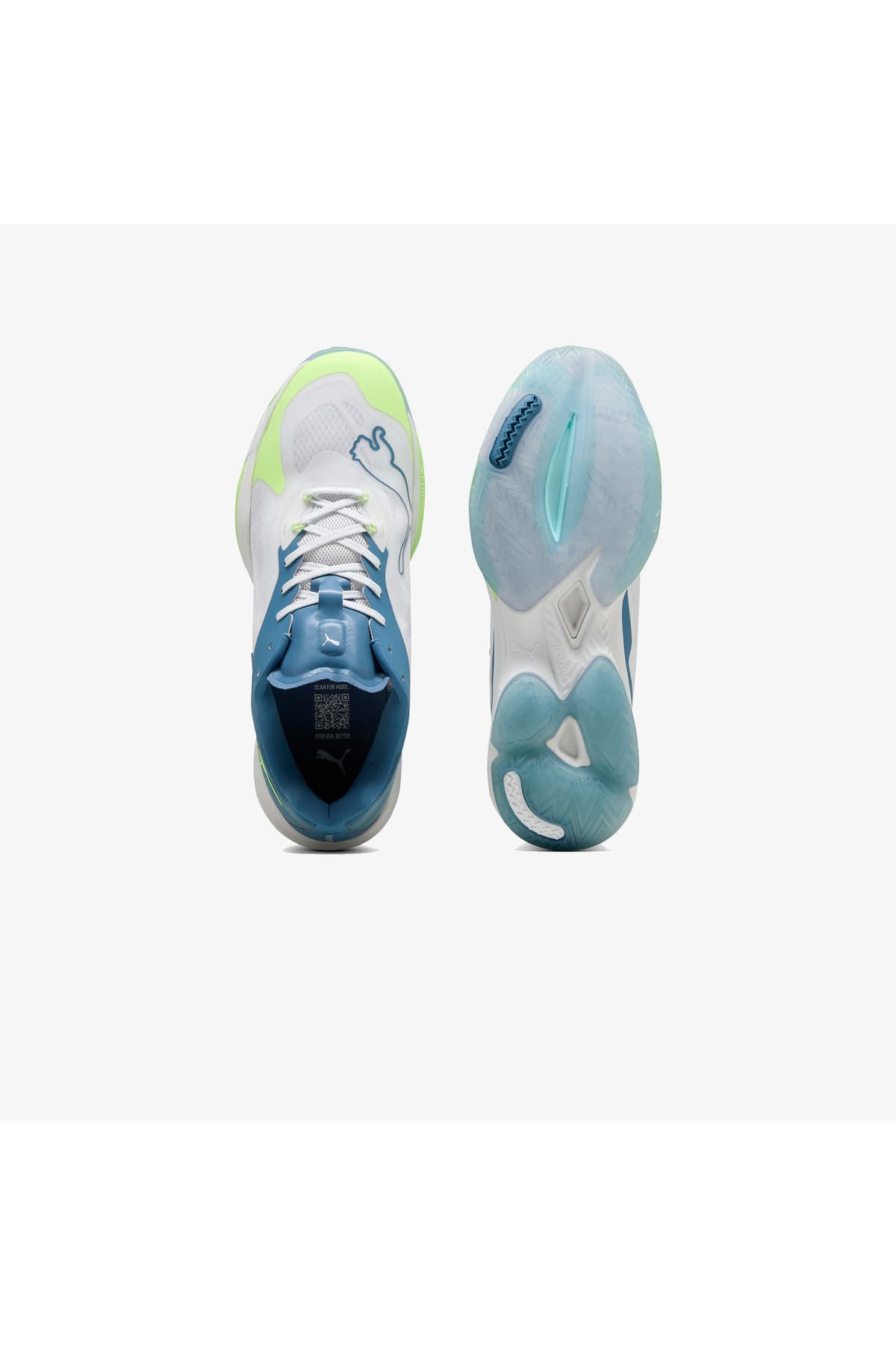 کفش والیبال مردانه Puma سفید مدل Vantage Nitro کفش والیبال مردانه Puma سفید مدل Vantage Nitro