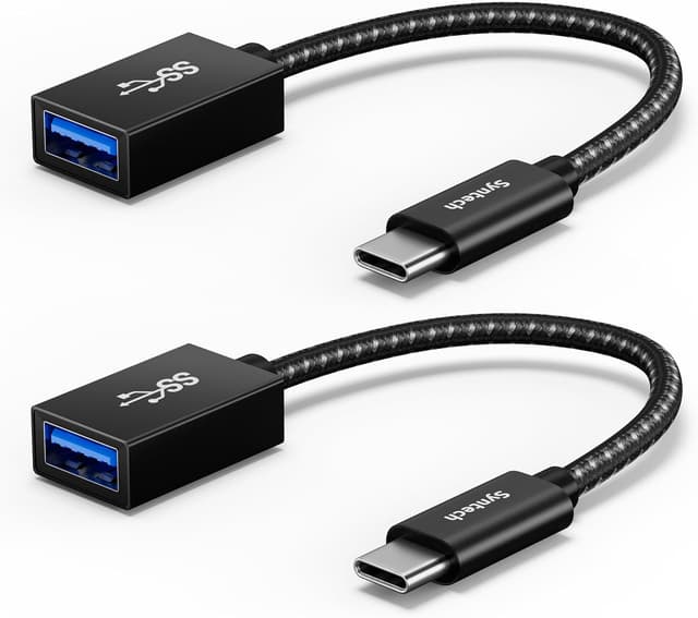 مبدل USB C به USB Syntech بسته 2 عددی USB 3.0 OTG 10Gbps مبدل USB C به USB Syntech بسته 2 عددی USB 3.0 OTG 10Gbps