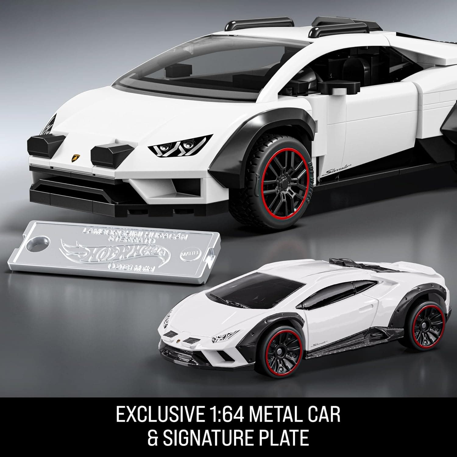 ماشین اسباب بازی Mattel Hot Wheels Brick Shop Speed Series مدل Lambo ماشین اسباب بازی Mattel Hot Wheels Brick Shop Speed Series مدل Lambo