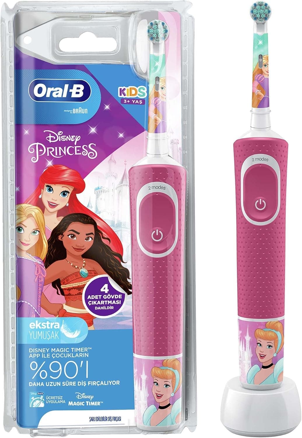 مسواک برقی کودک Oral-B Frozen مدل D100 بسته آغازین مسواک برقی کودک Oral-B Frozen مدل D100 بسته آغازین