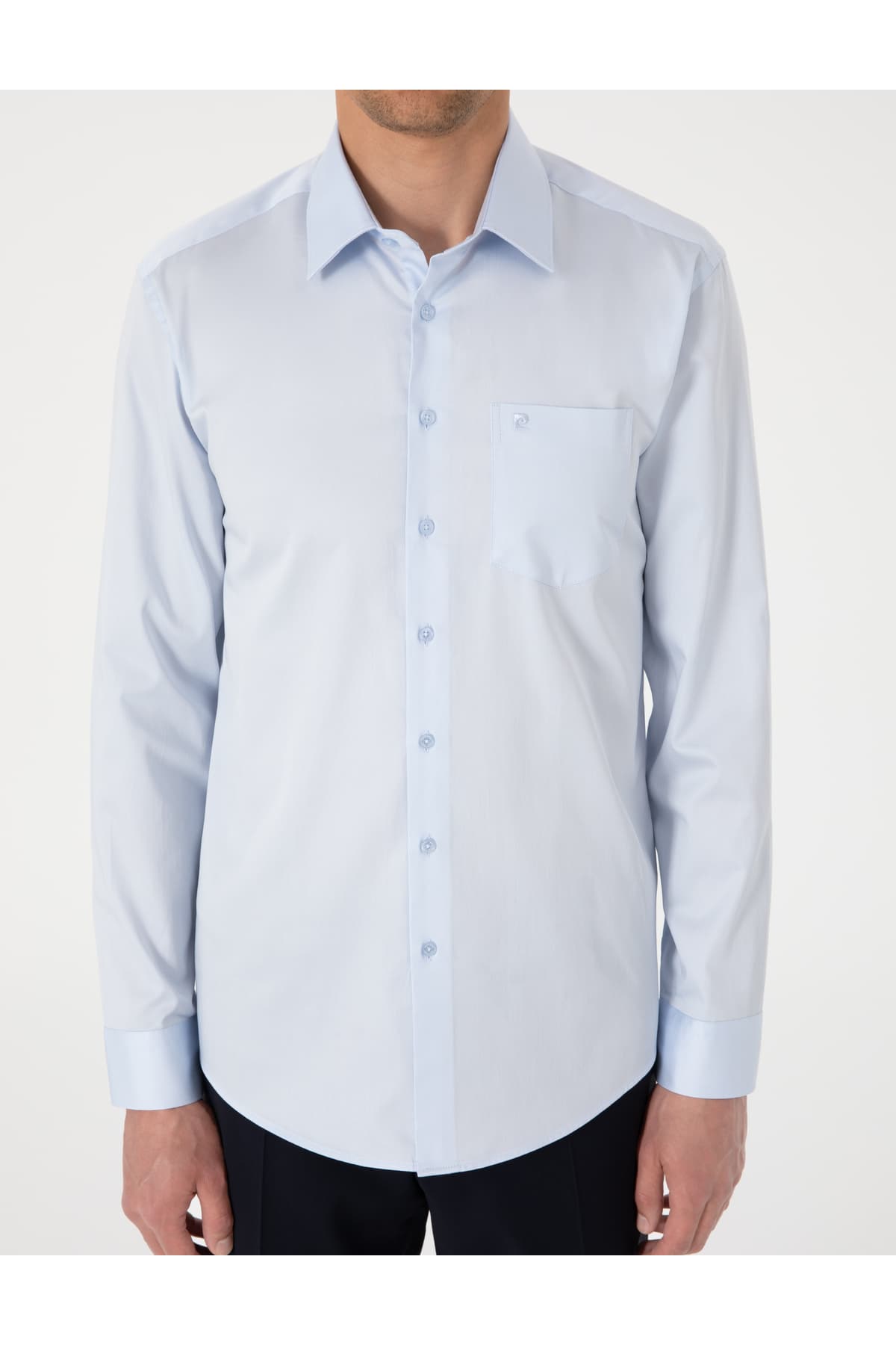 پیراهن مردانه Pierre Cardin ساتن براق نخی آستین بلند آبیروشن مدل 50302972-VR003 پیراهن مردانه Pierre Cardin ساتن براق نخی آستین بلند آبیروشن مدل 50302972-VR003