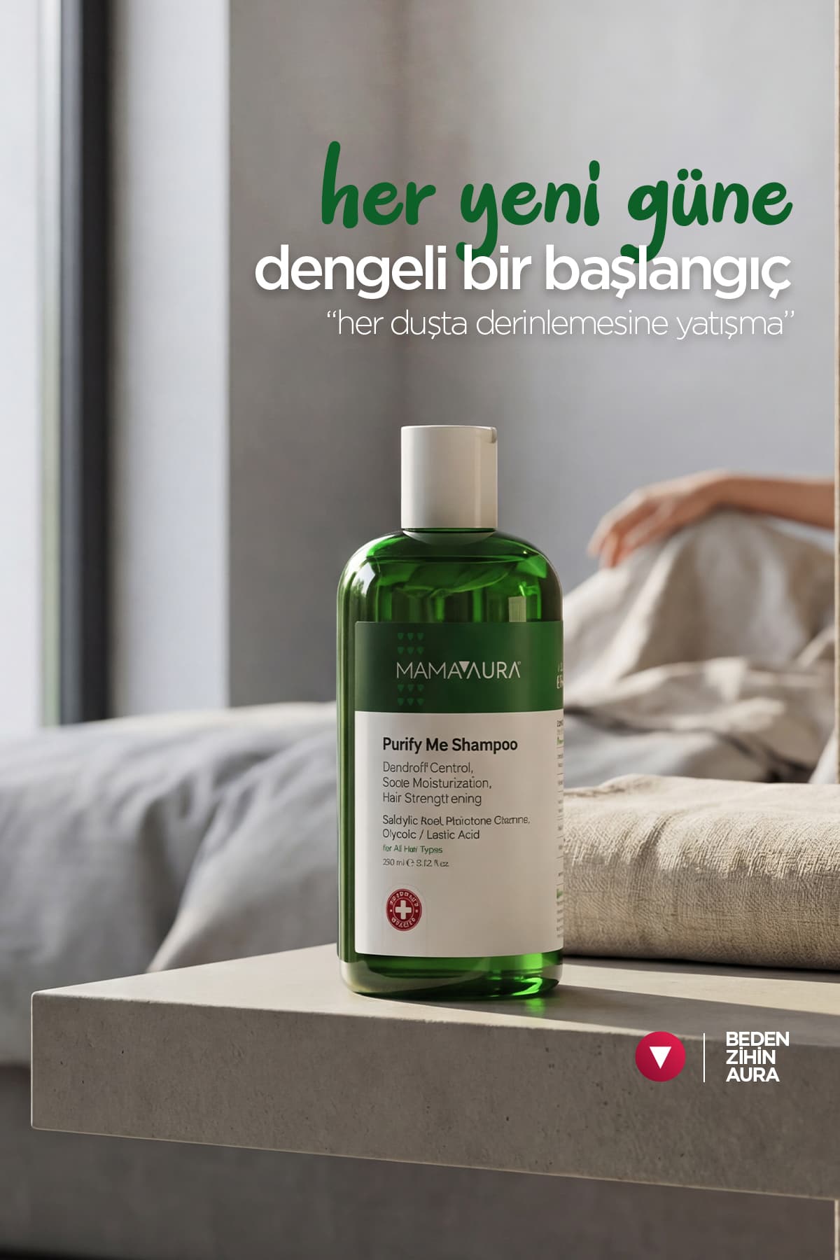 شامپو زنانه MAMAAURA ضد شوره و خارش مدل Purify Me 250ml شامپو زنانه MAMAAURA ضد شوره و خارش مدل Purify Me 250ml