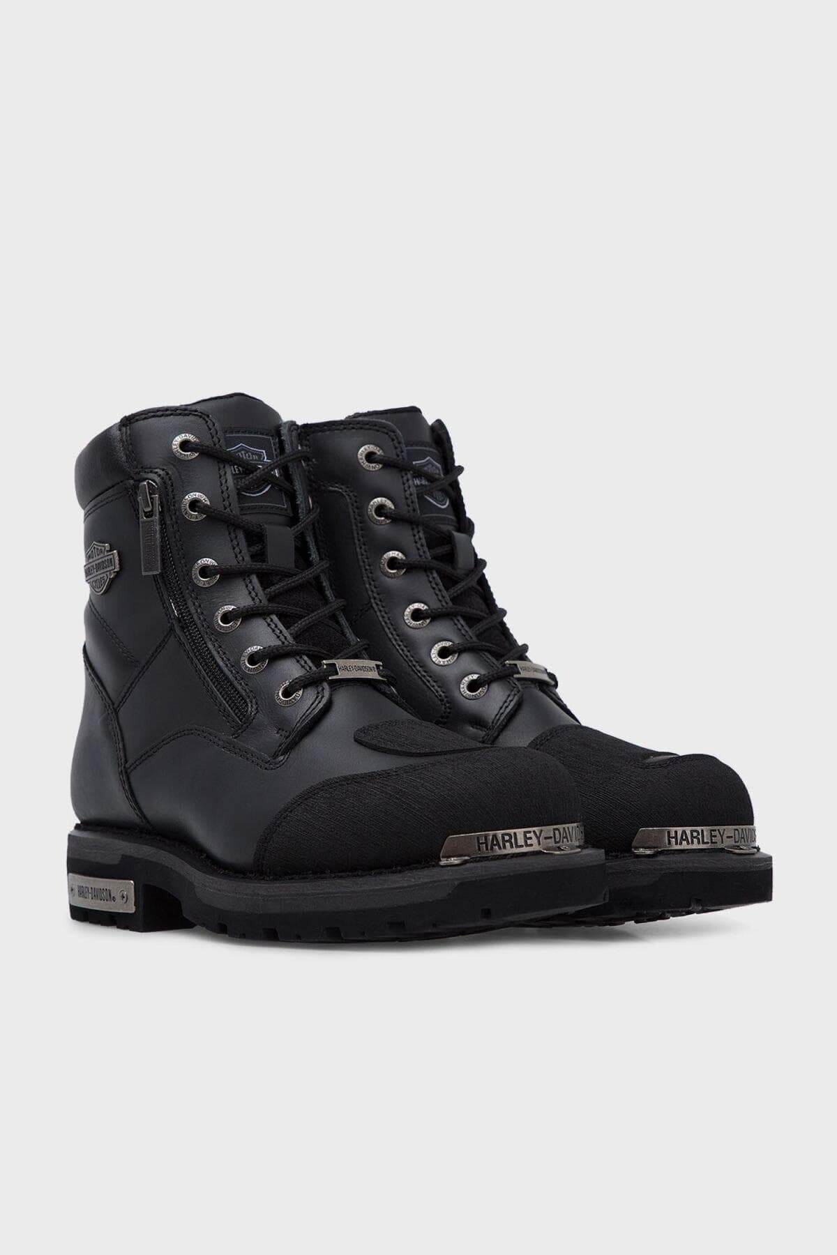 بوت نظامی مردانه Harley Davidson چرم روغنی مشکی مدل Renshaw CMM0600AW21 بوت نظامی مردانه Harley Davidson چرم روغنی مشکی مدل Renshaw CMM0600AW21