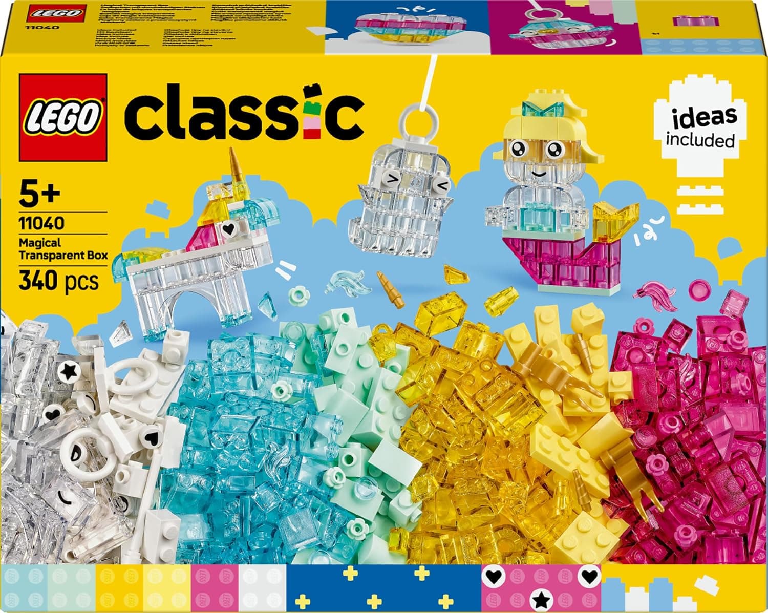 لگو Classic جعبه شفاف جادویی مدل 11040 لگو Classic جعبه شفاف جادویی مدل 11040