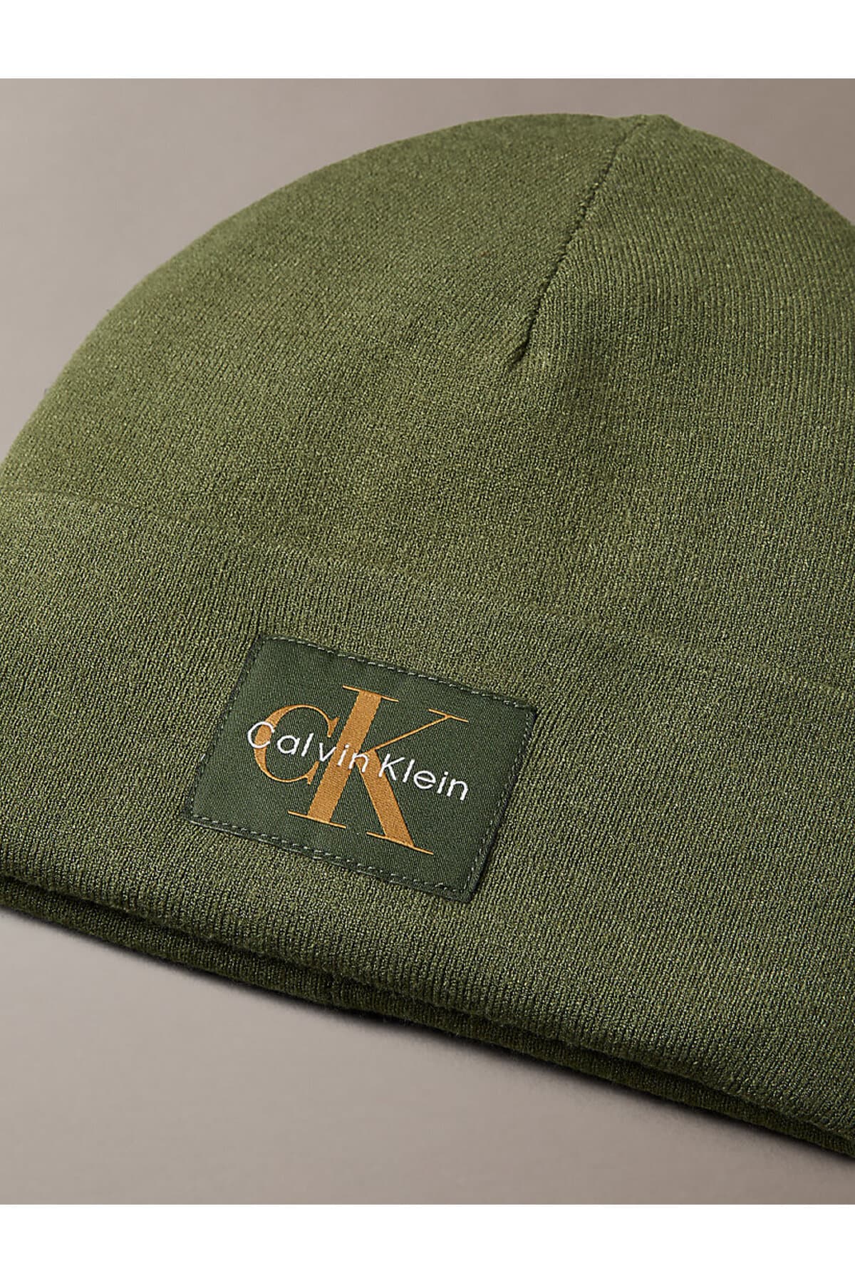 کلاه بنی مردانه Calvin Klein خاکی کلاه بنی مردانه Calvin Klein خاکی