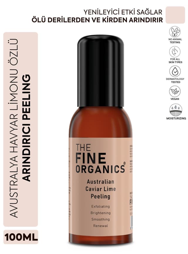 لایهبردار صورت و بدن THE FINE ORGANICS با عصاره لیمو خاویاری استرالیایی 100ml لایهبردار صورت و بدن THE FINE ORGANICS با عصاره لیمو خاویاری استرالیایی 100ml