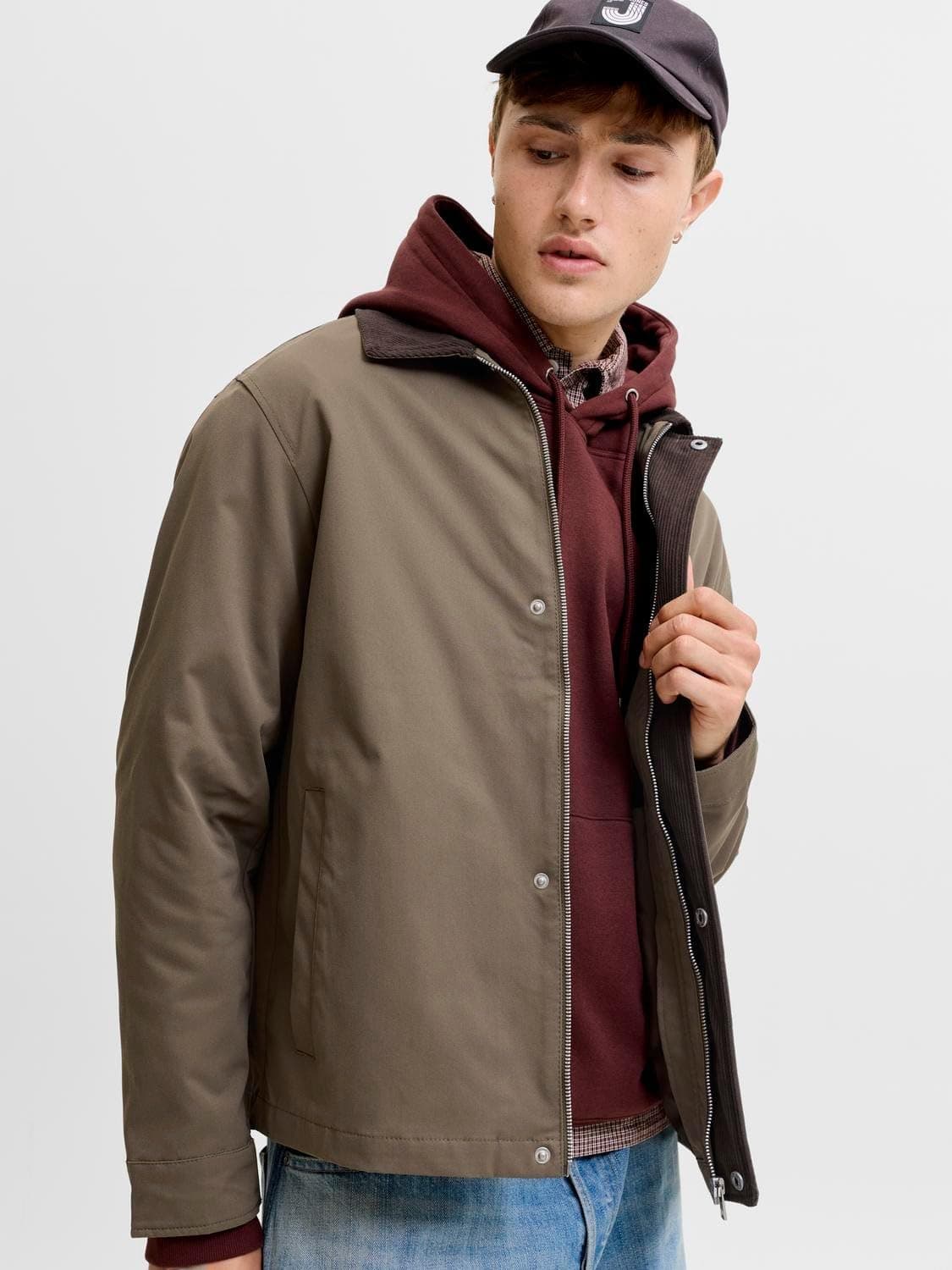 ژاکت مردانه Jack & Jones ورکر مدل JJWOLF ژاکت مردانه Jack & Jones ورکر مدل JJWOLF