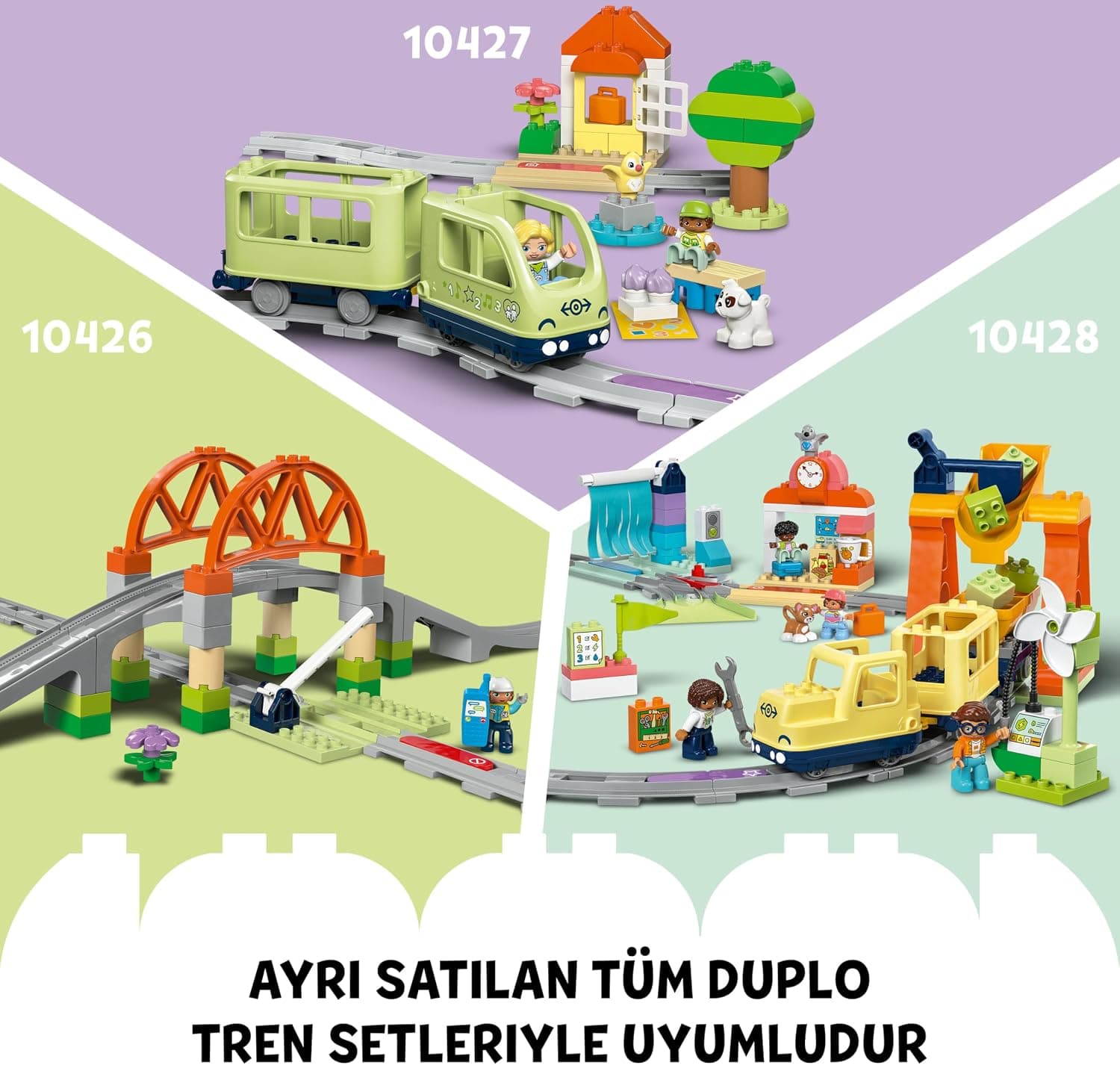 لگو DUPLO Town تکمیلی تونل قطار و ریلها مدل 10425 لگو DUPLO Town تکمیلی تونل قطار و ریلها مدل 10425
