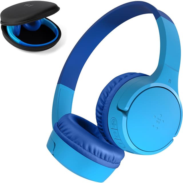 هدفون بیسیم کودکان Belkin SoundForm Mini با میکروفون داخلی آبی هدفون بیسیم کودکان Belkin SoundForm Mini با میکروفون داخلی آبی