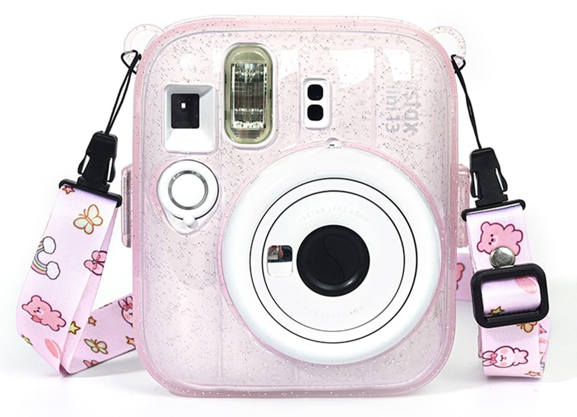 دوربین Fujifilm Instax Mini 13 صورتی با کاور پلکسی اکلیلی و ۱۰ فیلم مدل FOTSI00244-S3-10 دوربین Fujifilm Instax Mini 13 صورتی با کاور پلکسی اکلیلی و ۱۰ فیلم مدل FOTSI00244-S3-10