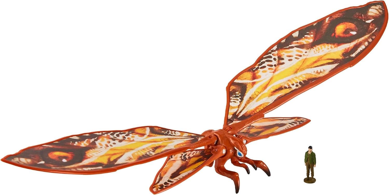 فیگور اکشن Mothra MonsterVerse Godzilla x Kong: The New Empire، 15 cm، همراه با مینی JIA 2.5 cm، مناسب 4 سال به بالا فیگور اکشن Mothra MonsterVerse Godzilla x Kong: The New Empire، 15 cm، همراه با مینی JIA 2.5 cm، مناسب 4 سال به بالا