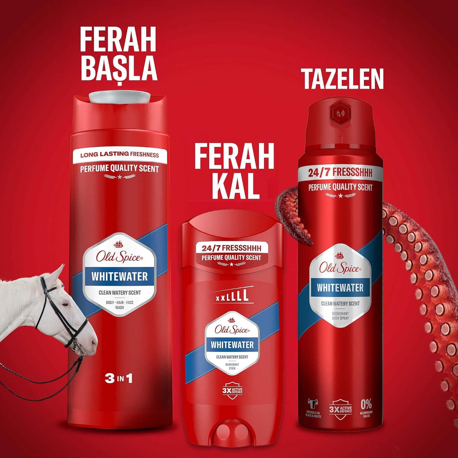 دئودورانت استیک مردانه Old Spice Whitewater 85 ml XL دئودورانت استیک مردانه Old Spice Whitewater 85 ml XL