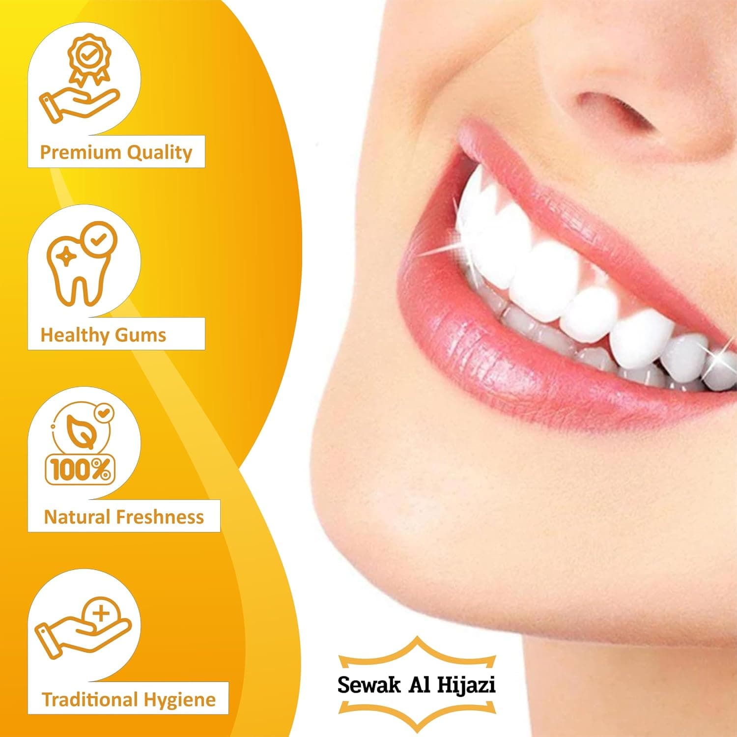 چوب مسواک طبیعی Sewak Al Hijazi بسته 6 عددی وکیومشده چوب مسواک طبیعی Sewak Al Hijazi بسته 6 عددی وکیومشده