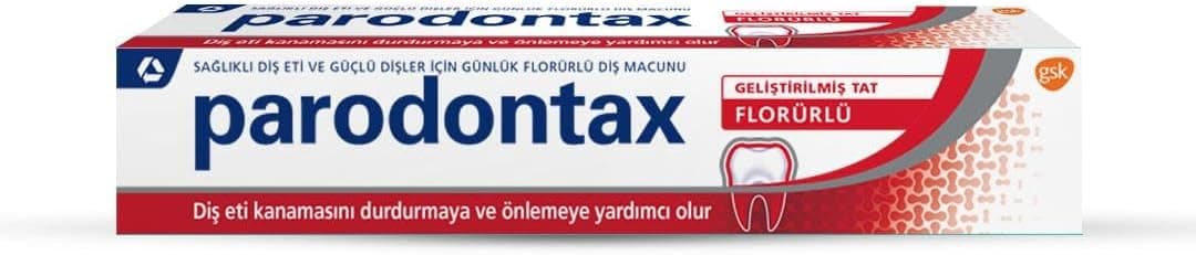 خمیردندان روزانه فلورایددار Parodontax با طعم بهبودیافته کمککننده به پیشگیری از خونریزی لثه 1 x 75 ml خمیردندان روزانه فلورایددار Parodontax با طعم بهبودیافته کمککننده به پیشگیری از خونریزی لثه 1 x 75 ml