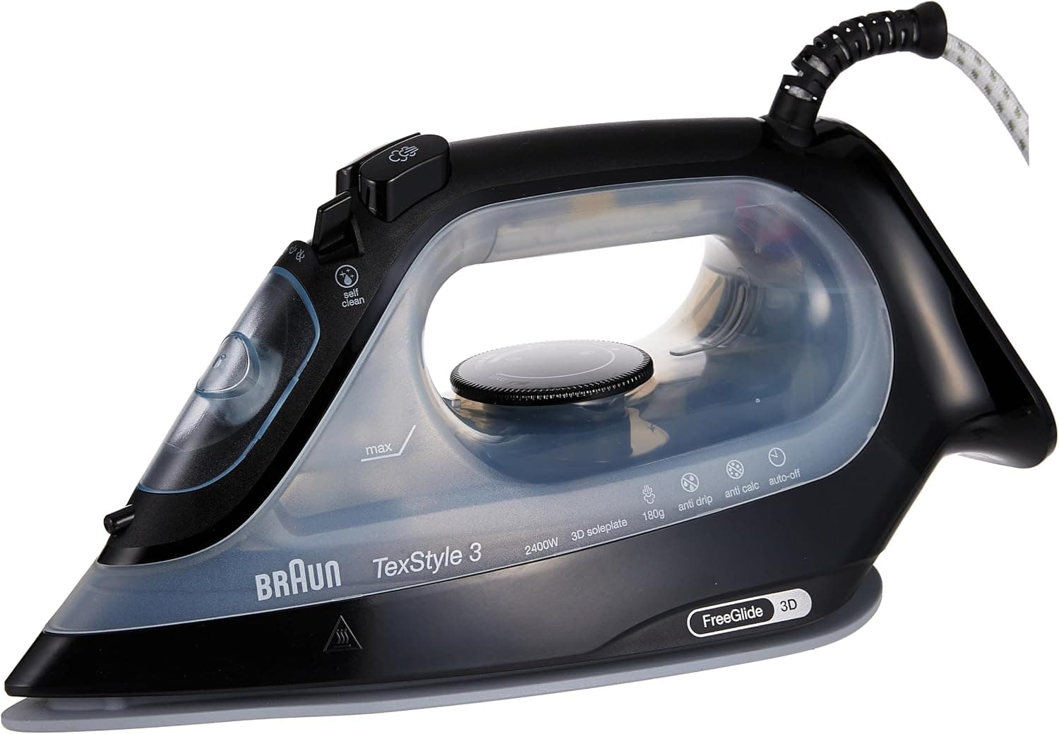 اتو بخار Braun TeXStyle مشکی مدل Si 3055 Bk اتو بخار Braun TeXStyle مشکی مدل Si 3055 Bk