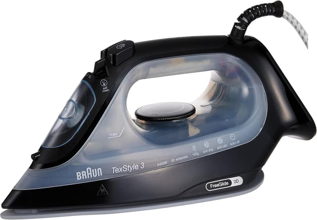 اتو بخار Braun TeXStyle مشکی مدل Si 3055 Bk اتو بخار Braun TeXStyle مشکی مدل Si 3055 Bk