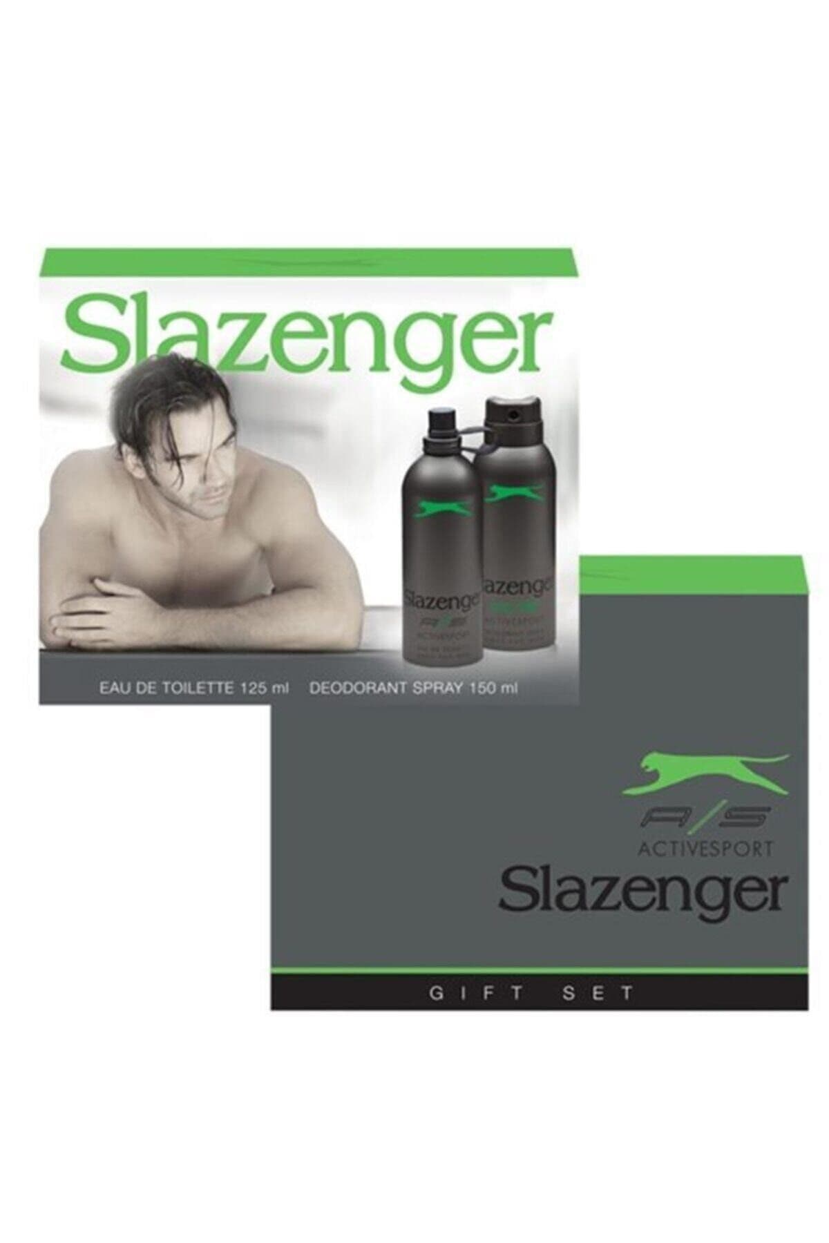ست عطر EDT و دئودورانت Slazenger Active Sport سبز، 125 ml + 150 ml ست عطر EDT و دئودورانت Slazenger Active Sport سبز، 125 ml + 150 ml