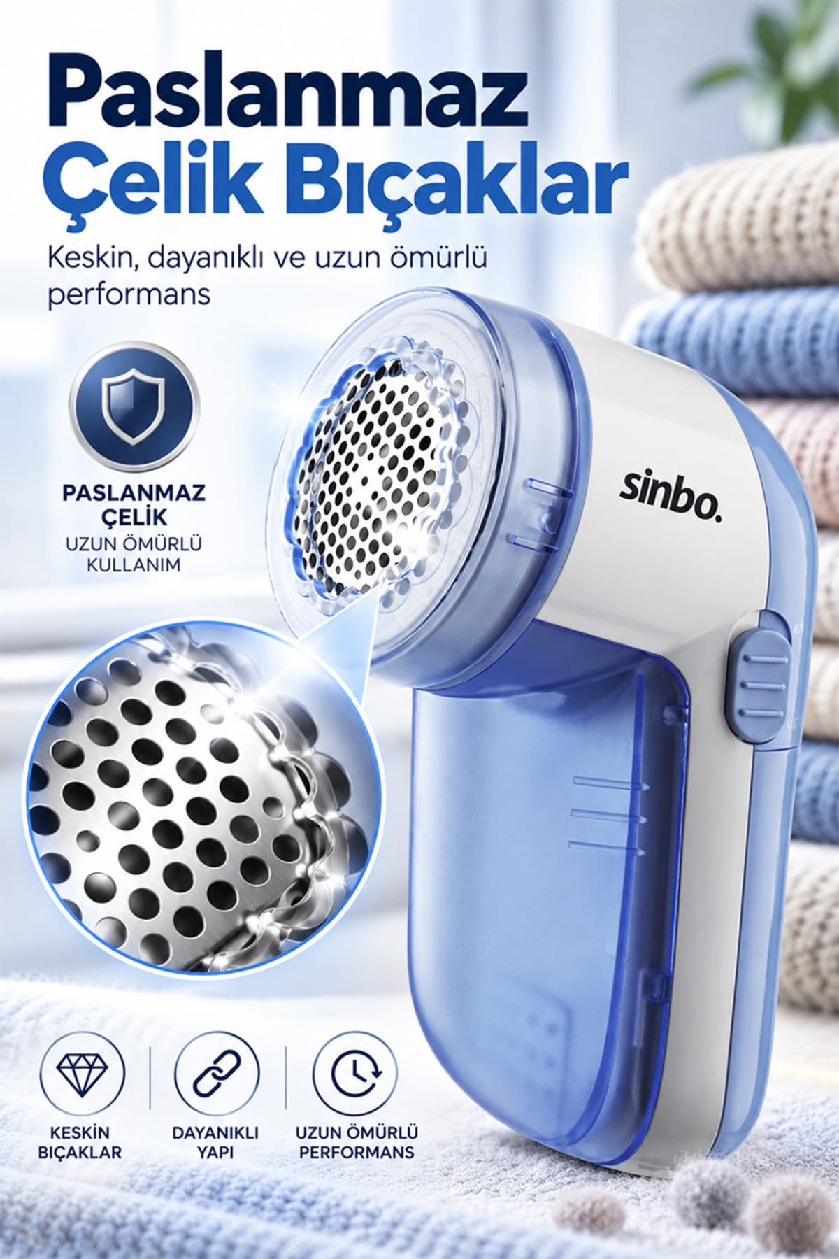 دستگاه پرزگیر لباس Sinbo مدل SS-4046 دستگاه پرزگیر لباس Sinbo مدل SS-4046