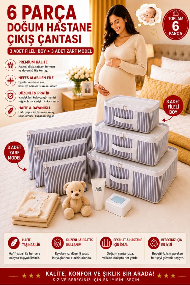 کیف چندمنظوره منظمکننده Özlem Toys برای خروج از بیمارستان زایمان کیف چندمنظوره منظمکننده Özlem Toys برای خروج از بیمارستان زایمان