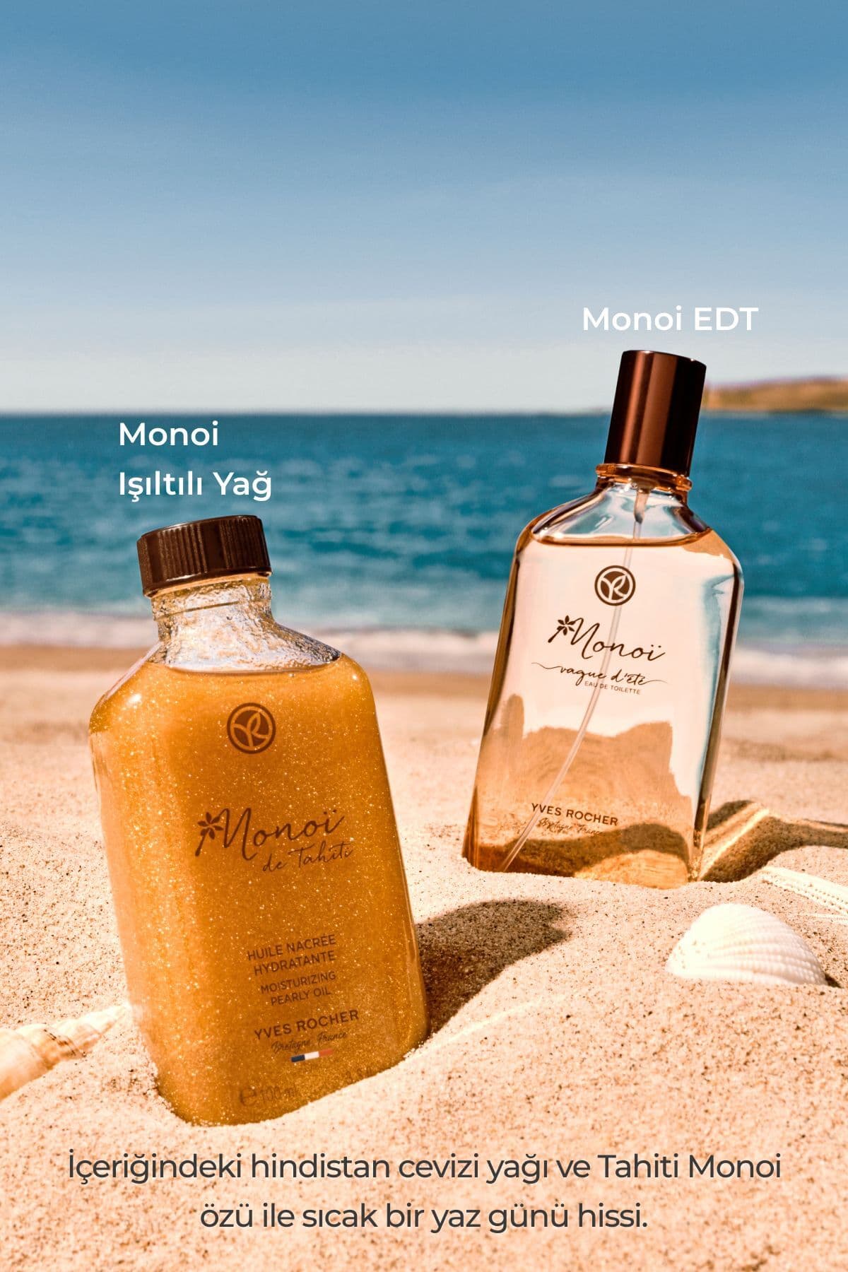 روغن مو و بدن Yves Rocher مرطوبکننده و مغذی درخشان Monoi de Tahiti وگان 100ml روغن مو و بدن Yves Rocher مرطوبکننده و مغذی درخشان Monoi de Tahiti وگان 100ml