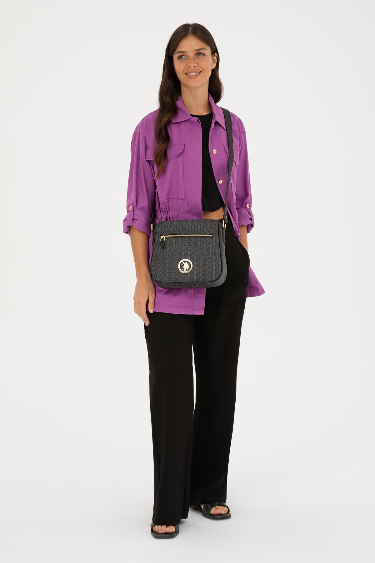 کیف زنانه U.S. Polo Assn. مشکی کراس بادی مدل 50293698-VR046 کیف زنانه U.S. Polo Assn. مشکی کراس بادی مدل 50293698-VR046