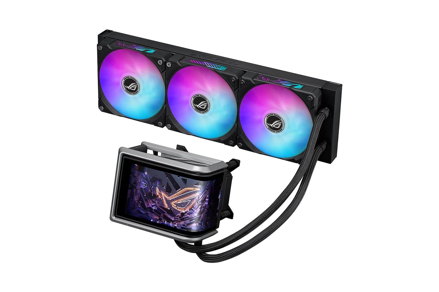 خنککننده مایع پردازنده ASUS ROG RYUO IV 360 ARGB مشکی 360mm مدل 90RC01N1-B0EAY0 خنککننده مایع پردازنده ASUS ROG RYUO IV 360 ARGB مشکی 360mm مدل 90RC01N1-B0EAY0
