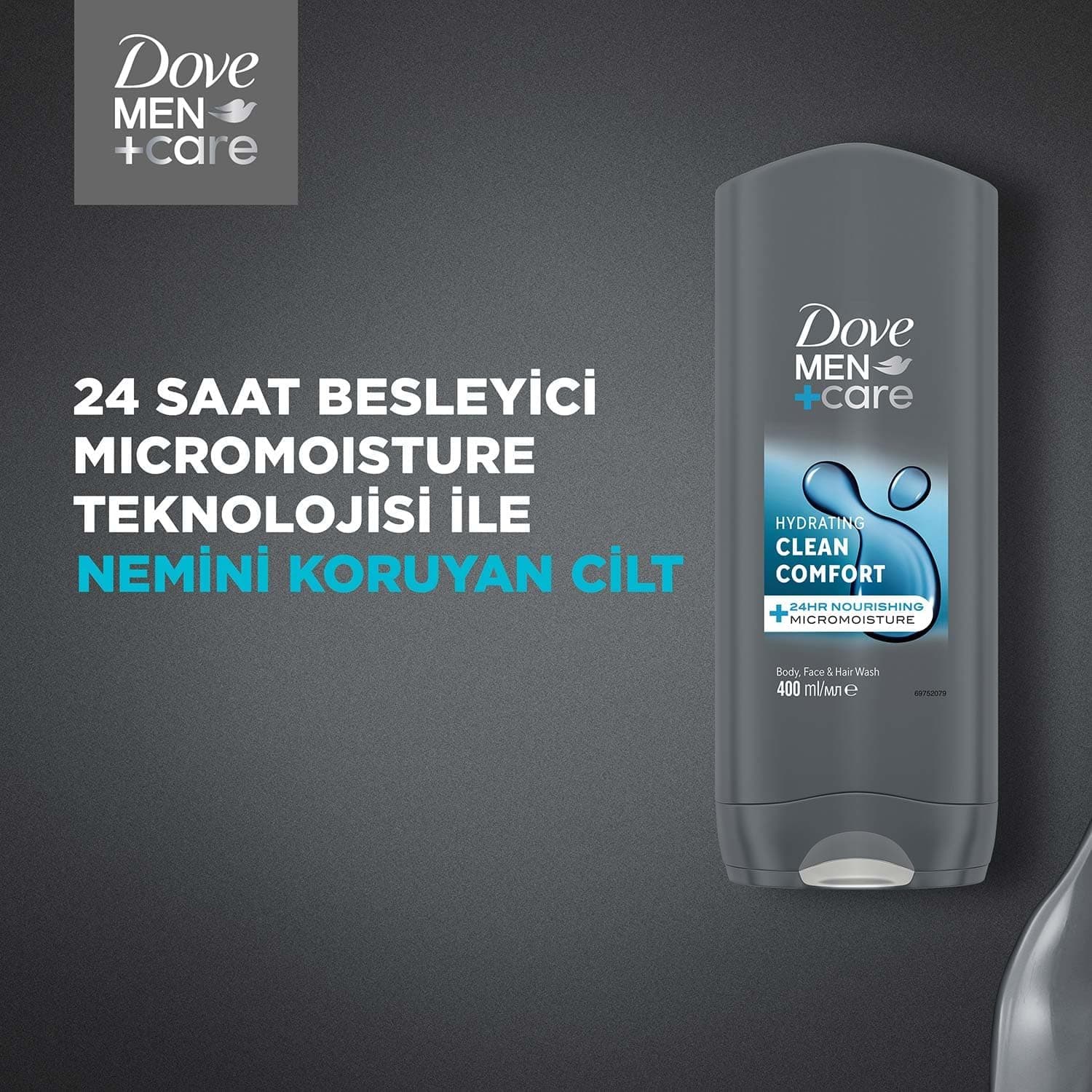 ژل حمام مردانه Dove Men Care Clean Comfort 400ml ژل حمام مردانه Dove Men Care Clean Comfort 400ml
