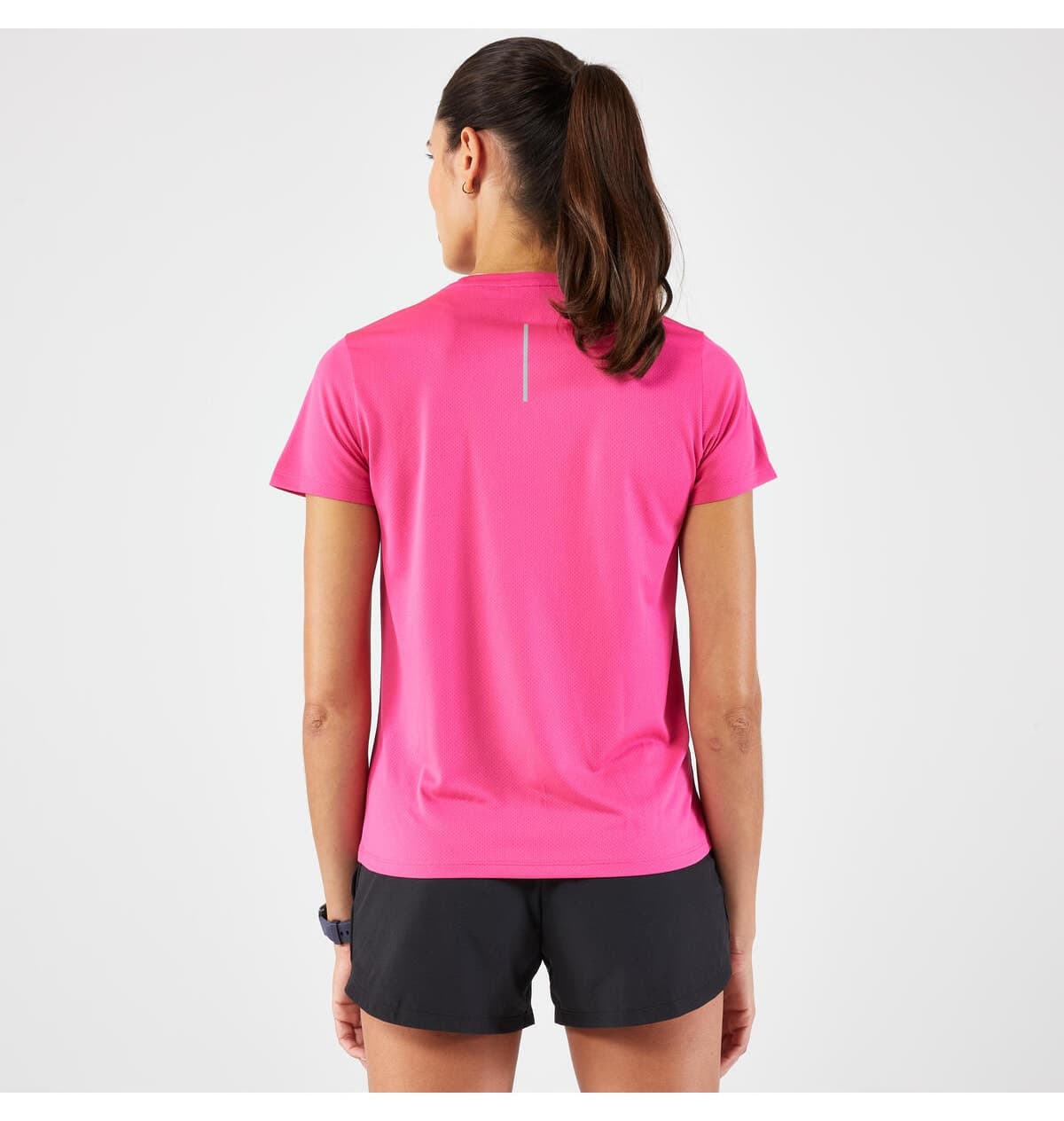 تیشرت زنانه Decathlon Kiprun دویدن صورتی مدل Run 100 تیشرت زنانه Decathlon Kiprun دویدن صورتی مدل Run 100