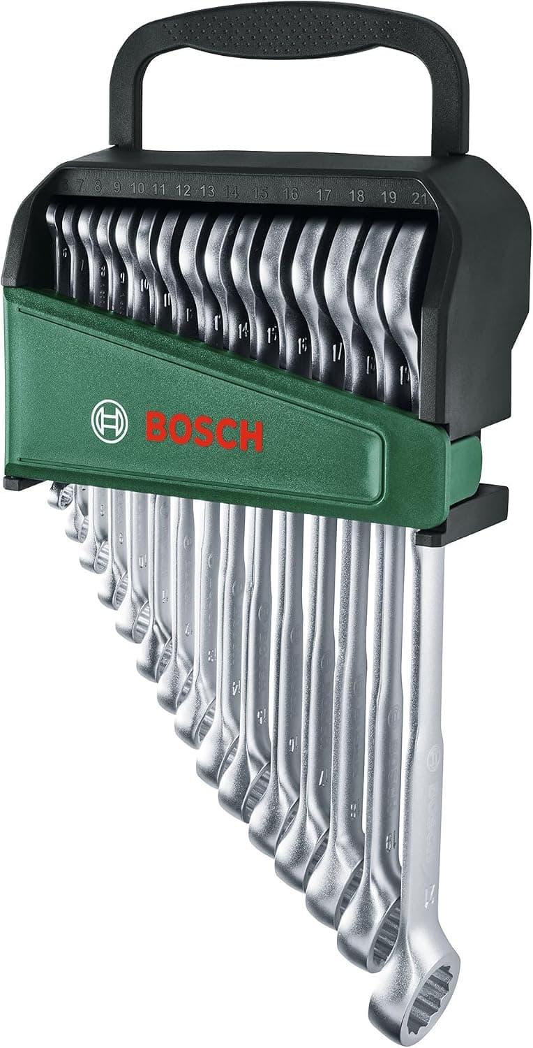 ست آچار یکسر تخت و رینگی Bosch 15 پارچه مدل 1600A02Z9E ست آچار یکسر تخت و رینگی Bosch 15 پارچه مدل 1600A02Z9E