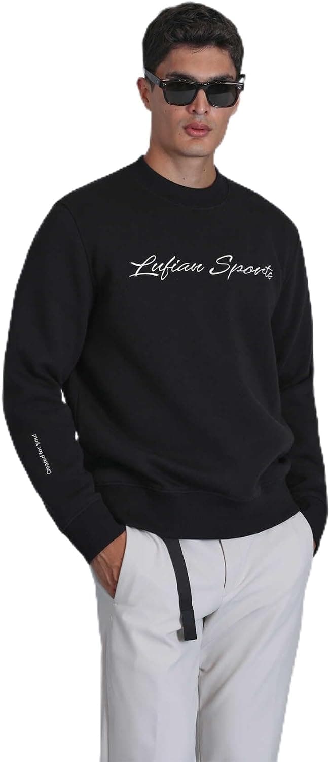 سوئیشرت مردانه Lufian Loved سیاه مدل 112030137 سوئیشرت مردانه Lufian Loved سیاه مدل 112030137