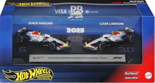 بسته ۲تایی ماشین Hot Wheels مدل F1 Racing Bulls بسته ۲تایی ماشین Hot Wheels مدل F1 Racing Bulls