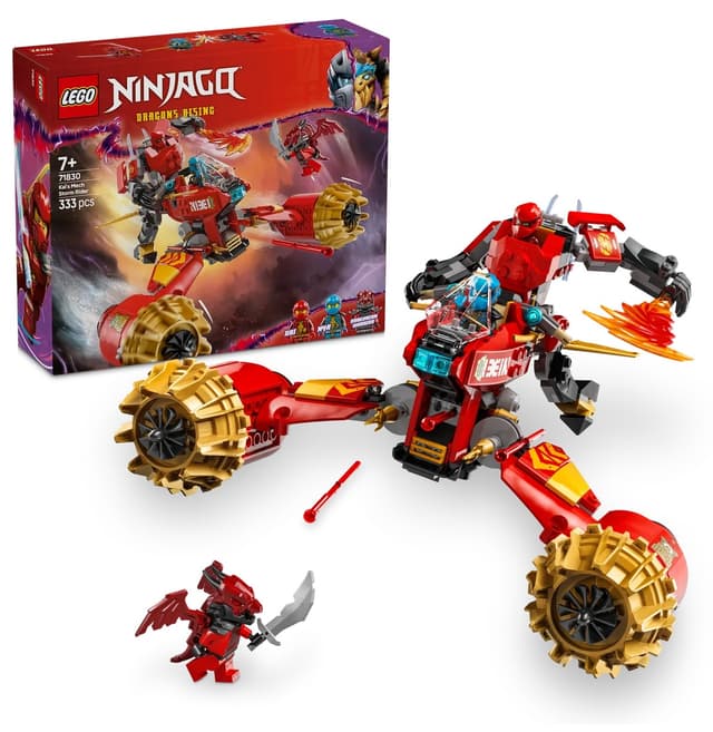 لگو 71830 NINJAGO بالای ۷ سال وسیله نقلیه طوفانی ربات Kai، 333 قطعه لگو 71830 NINJAGO بالای ۷ سال وسیله نقلیه طوفانی ربات Kai، 333 قطعه
