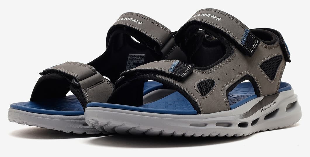 صندل مردانه Skechers خاکستری مدل ORVAN SD 211371 CHAR صندل مردانه Skechers خاکستری مدل ORVAN SD 211371 CHAR
