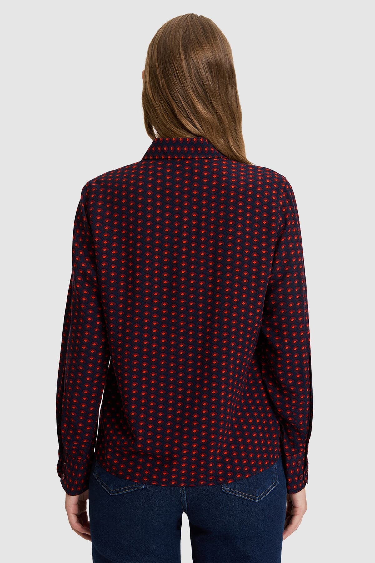 پیراهن زنانه U.S. Polo Assn. آستین بلند زرشکی مدل 50329493-VR014 پیراهن زنانه U.S. Polo Assn. آستین بلند زرشکی مدل 50329493-VR014