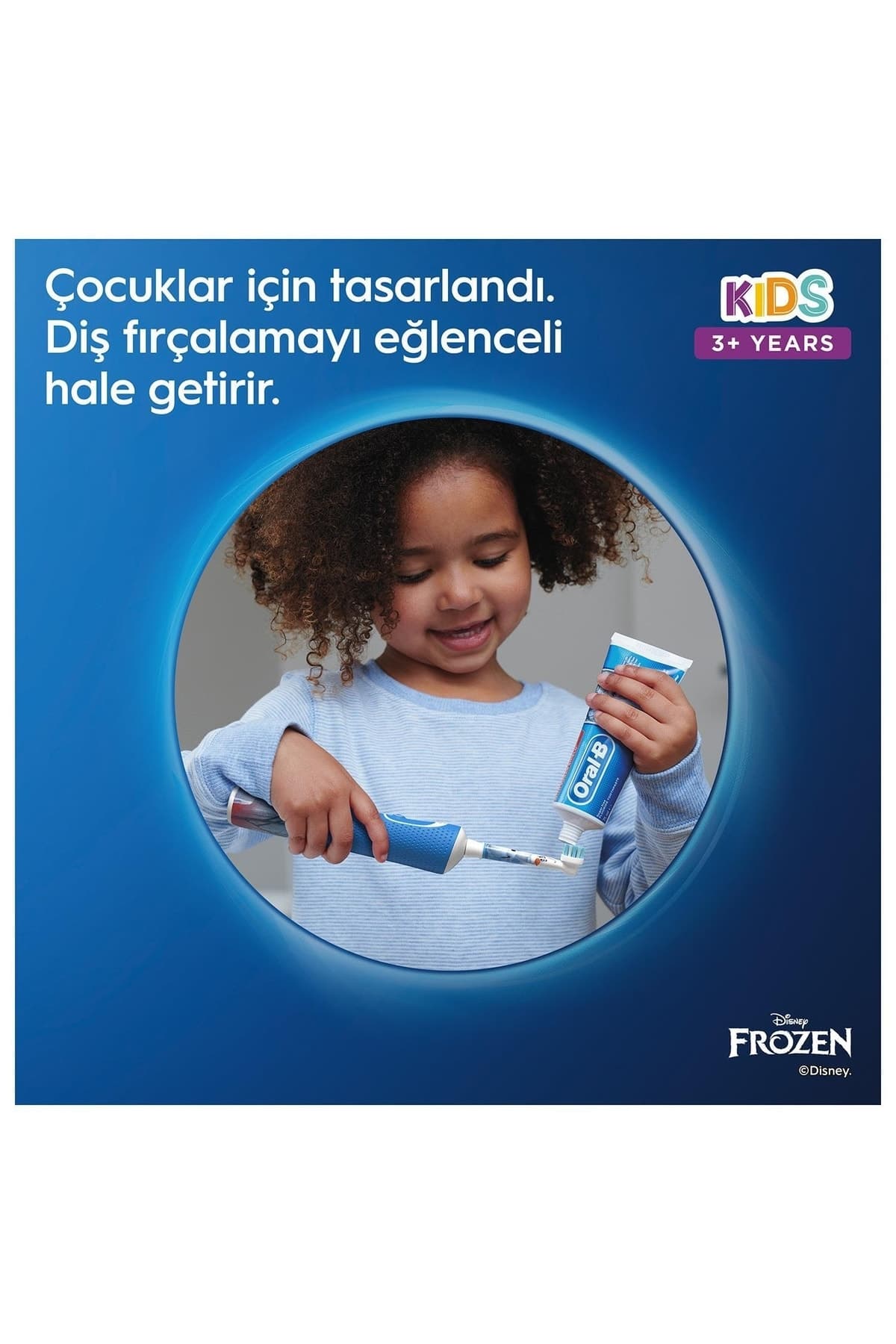 مسواک کودک Oral-B با برس فوقالعاده نرم شارژی سری ویژه Frozen مدل D100 Vitality مسواک کودک Oral-B با برس فوقالعاده نرم شارژی سری ویژه Frozen مدل D100 Vitality