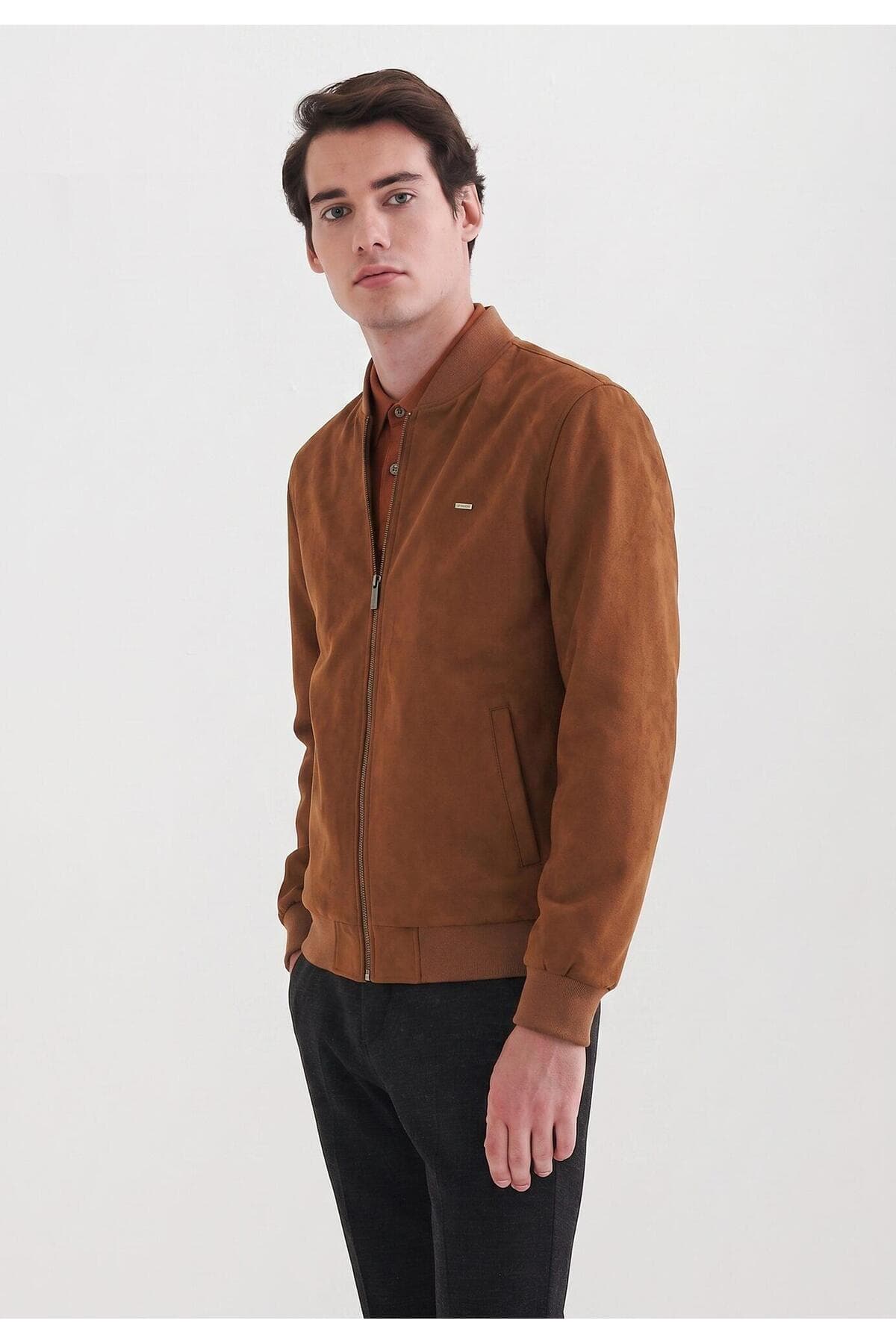 مونت مردانه Pierre Cardin Roul کلاسیک زیپدار فیت معمولی چرم مصنوعی سوئد مونت مردانه Pierre Cardin Roul کلاسیک زیپدار فیت معمولی چرم مصنوعی سوئد