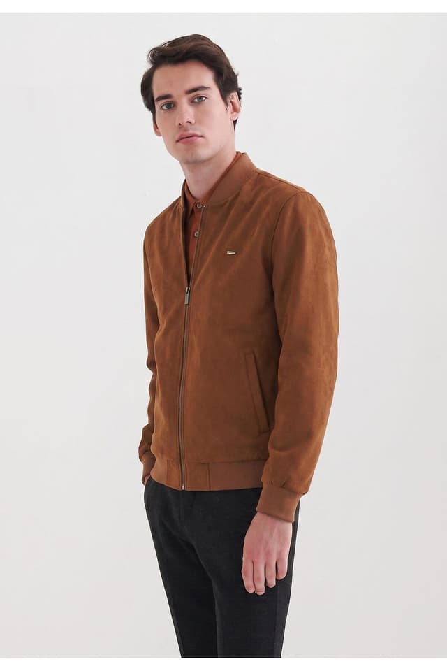 مونت مردانه Pierre Cardin Roul کلاسیک زیپدار فیت معمولی چرم مصنوعی سوئد مونت مردانه Pierre Cardin Roul کلاسیک زیپدار فیت معمولی چرم مصنوعی سوئد