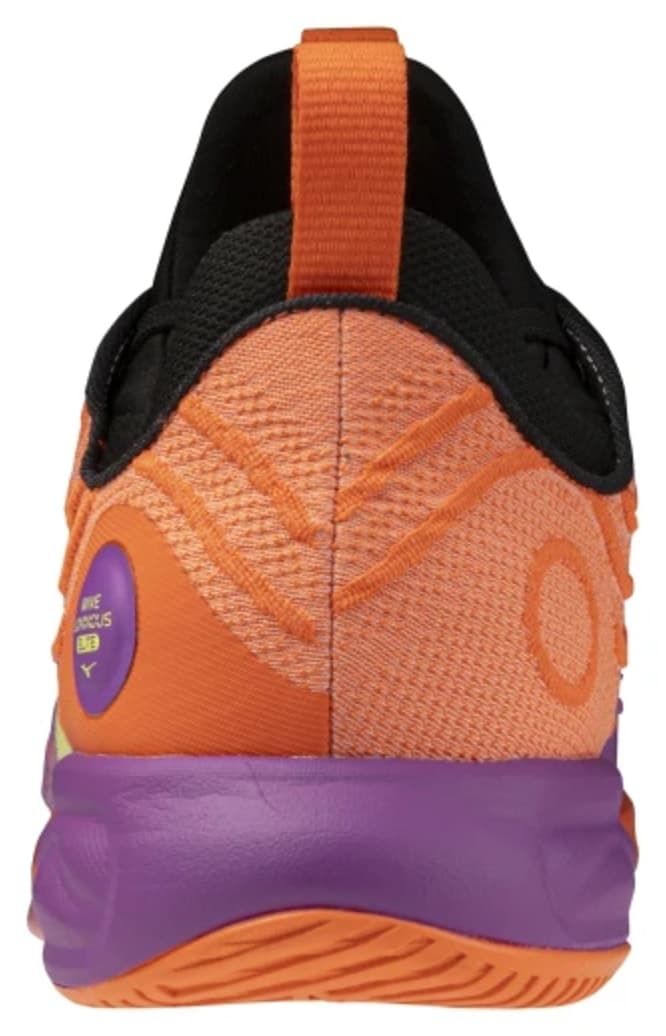 کفش والیبال یونیسکس Mizuno Wave Luminous Elite نارنجی و بنفش کفش والیبال یونیسکس Mizuno Wave Luminous Elite نارنجی و بنفش