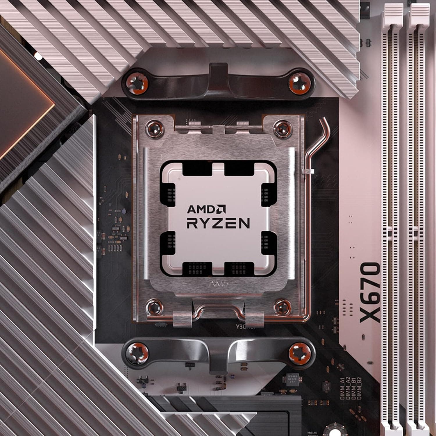 پردازنده دسکتاپ AMD Ryzen 5 7600 شش هستهای دوازده رشتهای با حافظه کش 38 MB و فرکانس حداکثر 5.1 GHz پردازنده دسکتاپ AMD Ryzen 5 7600 شش هستهای دوازده رشتهای با حافظه کش 38 MB و فرکانس حداکثر 5.1 GHz