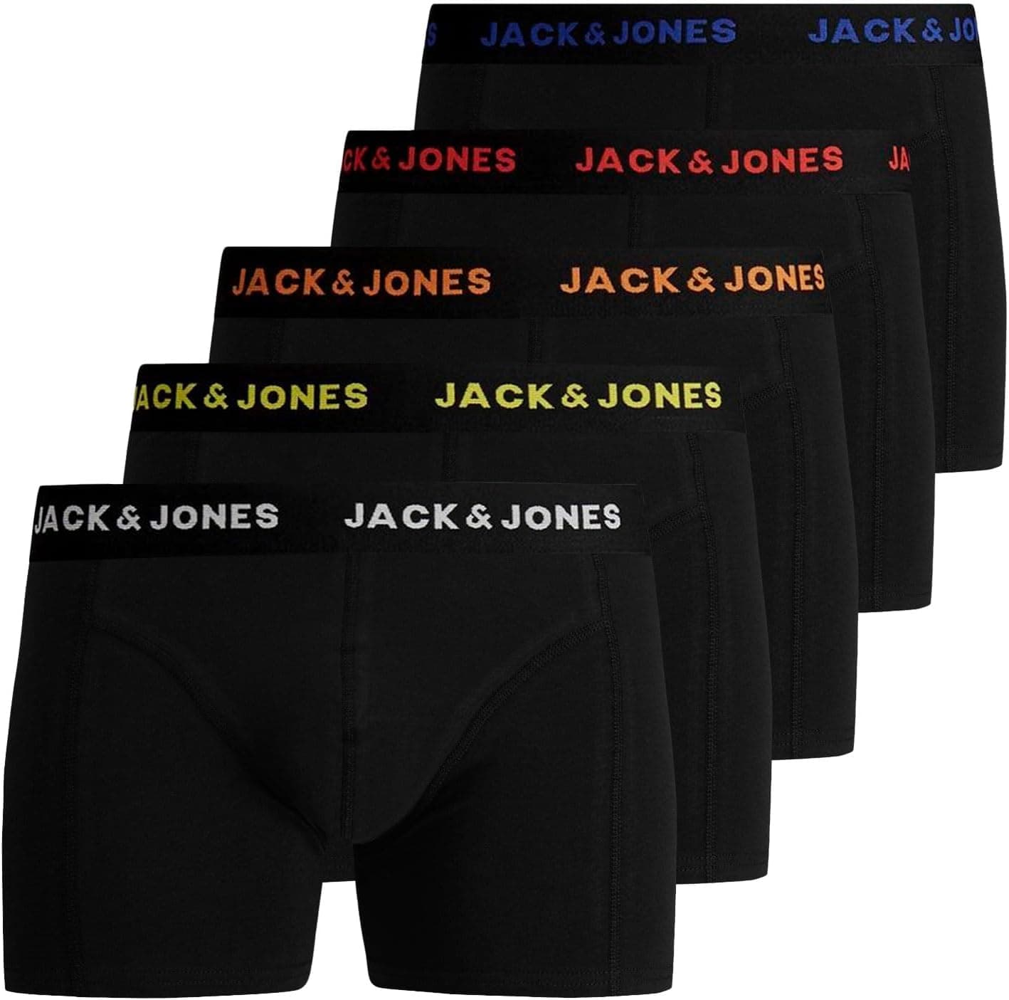 باکسر ترانک مردانه JACK & JONES بسته 5 تایی مدل Jacblack Friday باکسر ترانک مردانه JACK & JONES بسته 5 تایی مدل Jacblack Friday