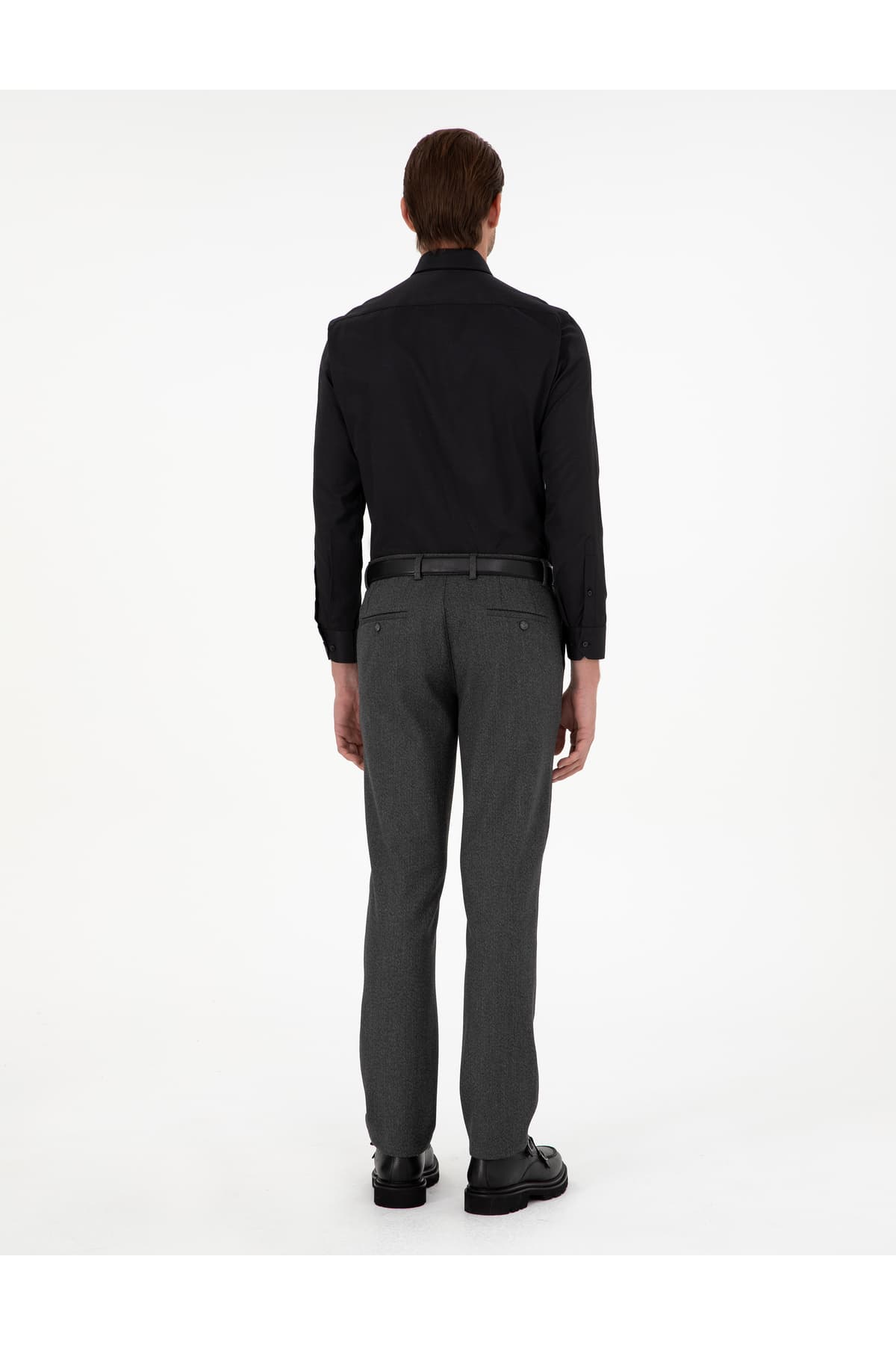 شلوار مردانه Pierre Cardin پارچهای آنتراسیت اسلیم فیت مدل 50292959-VR006 شلوار مردانه Pierre Cardin پارچهای آنتراسیت اسلیم فیت مدل 50292959-VR006