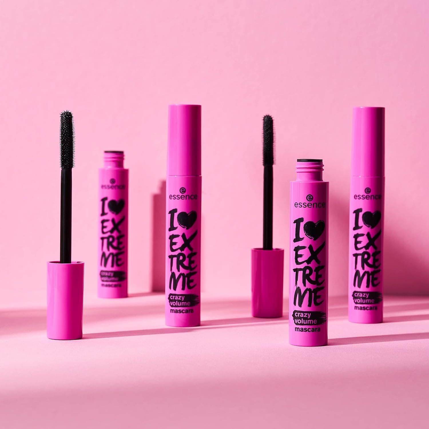 ریمل حجمدهنده مژه Essence Cosmetics I Love Extreme Volume Mascara Crazy Volume مشکی بسته 3 عددی بدون پارابن و تست حیوانی ریمل حجمدهنده مژه Essence Cosmetics I Love Extreme Volume Mascara Crazy Volume مشکی بسته 3 عددی بدون پارابن و تست حیوانی