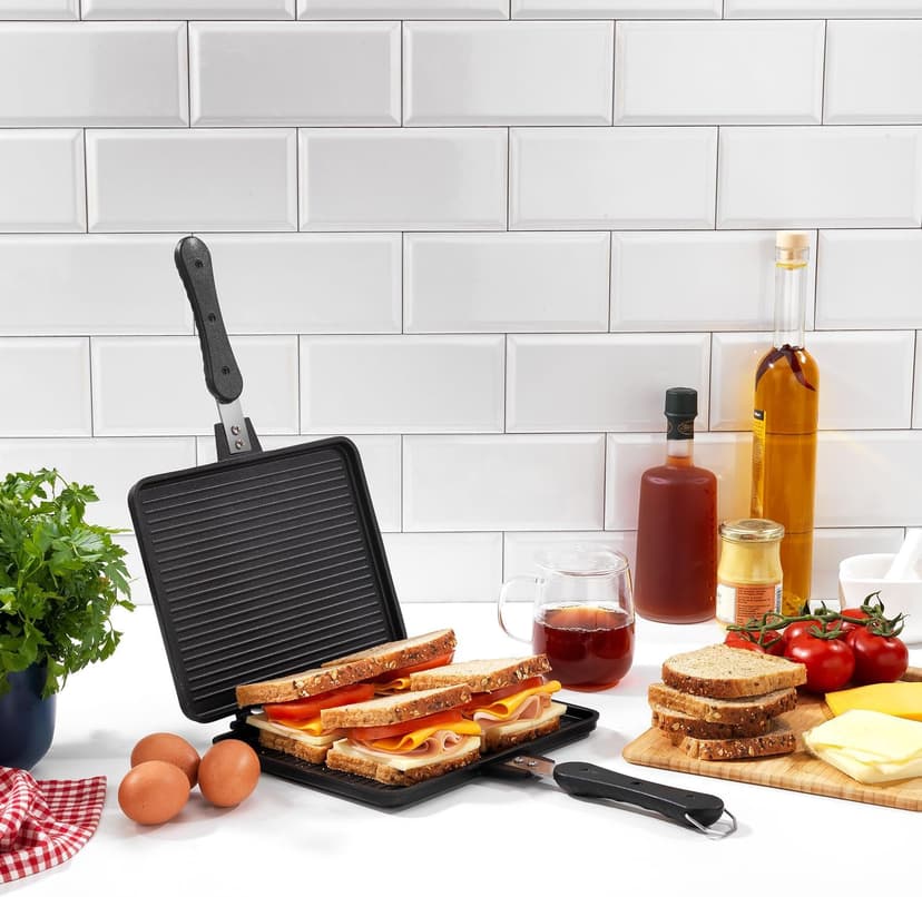 گریل چدنی روی اجاق Schäfer مدل Tastemake XL 20x26 cm 2 عددی گریل چدنی روی اجاق Schäfer مدل Tastemake XL 20x26 cm 2 عددی