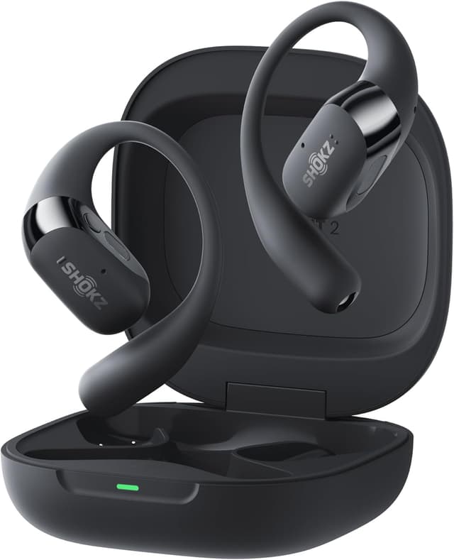 هدفون SHOKZ گوشباز مدل OpenFit 2+ مشکی هدفون SHOKZ گوشباز مدل OpenFit 2+ مشکی