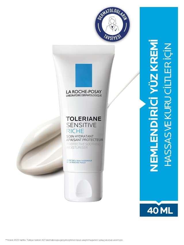 کرم مرطوبکننده صورت برای پوست خشک و حساس La Roche Posay Toleriane Sensitive Riche تسکیندهنده 40 ml کرم مرطوبکننده صورت برای پوست خشک و حساس La Roche Posay Toleriane Sensitive Riche تسکیندهنده 40 ml