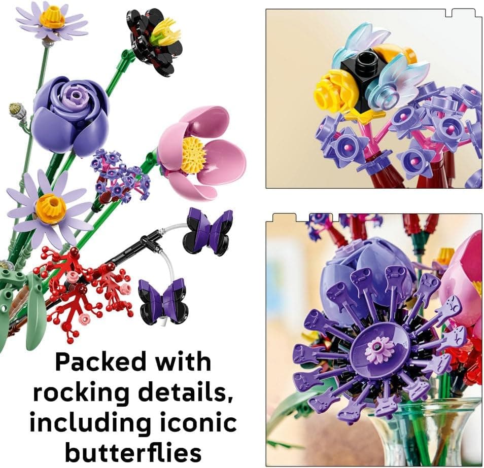 لگو Botanicals Olivia Rodrigo's Flower Bouquet مدل 11507 لگو Botanicals Olivia Rodrigo's Flower Bouquet مدل 11507
