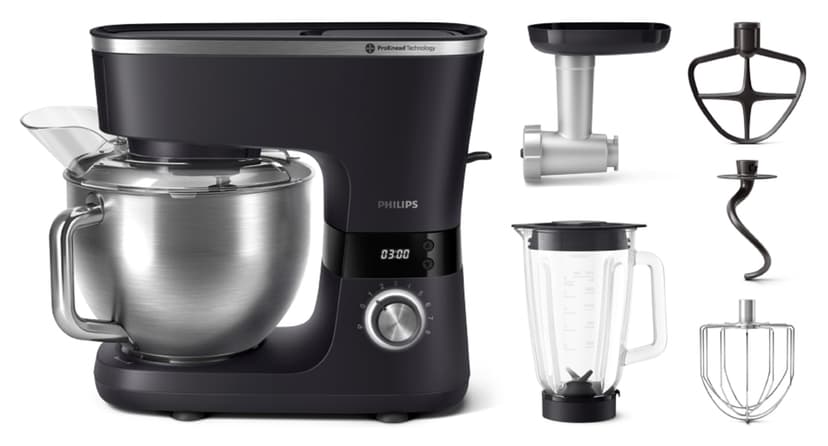 روبات آشپزخانه Philips سری 7000 5.5 لیتری 1000 وات ProKnead تایمر هوشمند مدل HR7962/21 روبات آشپزخانه Philips سری 7000 5.5 لیتری 1000 وات ProKnead تایمر هوشمند مدل HR7962/21