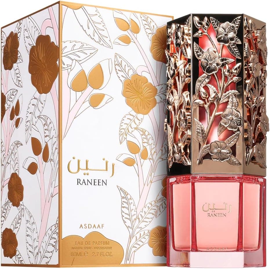 ادوپرفیوم زنانه Lattafa مدل Asdaaf Raneen بطری اسپری 100ml ادوپرفیوم زنانه Lattafa مدل Asdaaf Raneen بطری اسپری 100ml